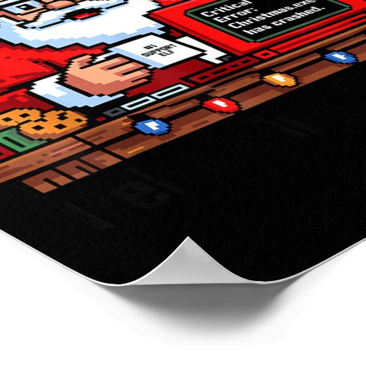 Poster Santa Rebooting Support s Tech Meme (Coin)