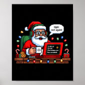 Poster Santa Rebooting Support s Tech Meme (Devant)