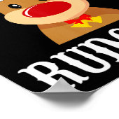 Poster Santa Reindeer Rudolph Xmas Group Costume  (Coin)