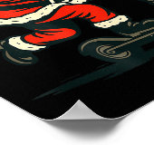 Poster Santa Riding Electric Scooter (Coin)