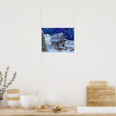 Poster Santa Rudolph Elf with Sled (Cuisine)