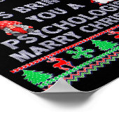 Poster Santa Saw Your Social Media Litical Ugly Christmas (Coin)