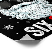 Poster Santa Says Six Seven Christmas Boys Men Funny Meme (Coin)