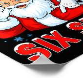 Poster Santa Says Six Seven Funny Gen Z Christmas Gag Bra (Coin)