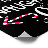 Poster Santa She Is The Naughty One Couples Christmas Cut (Coin)