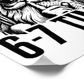 Poster Santa Six Seven 6 7 Meme Funny Christmas Holiday H (Coin)