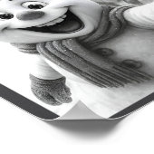 Poster Santa Snowman Reindeer Taking A Selfie Photo Chris (Coin)