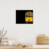 Poster Santa Teresa tram (Cuisine)