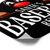 Poster Santa's Baseball Reindeer Funny Xmas Matching Pjs  (Coin)