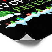 Poster Santa's Favorite Referee Fun Christmas  (Coin)