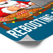Poster Santa's Support Tech Rebooting Vibes (Coin)