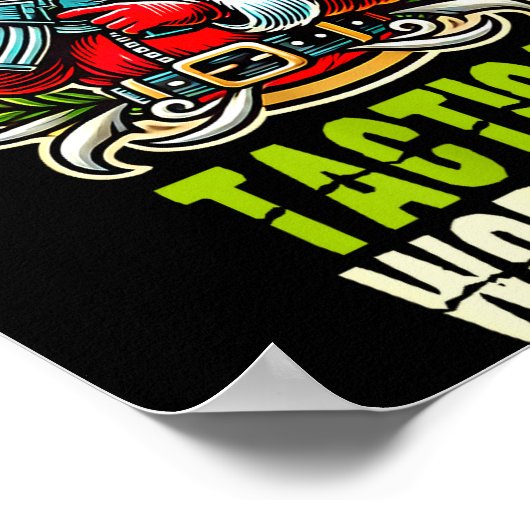 Poster Santa's Tactical Workshop Santa Has Guns And Chris (Coin)