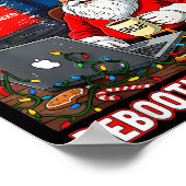 Poster Santas Tech Support_ Redémarrage de Noël Drôle _3 (Coin)