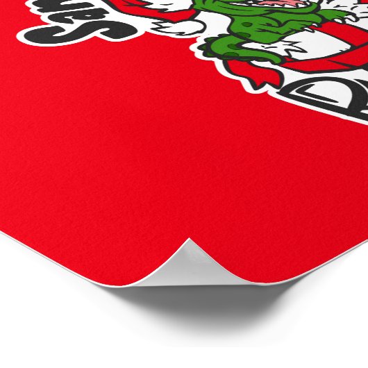 Poster Santasaurus (Coin)