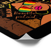 Poster Santé Afro-Africain-Américain Mois de l'histoire d (Coin)