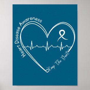 Poster Santé cardiaque maladie cardiaque prise de conscie