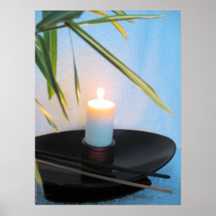 Poster Santé holistique curative de zen