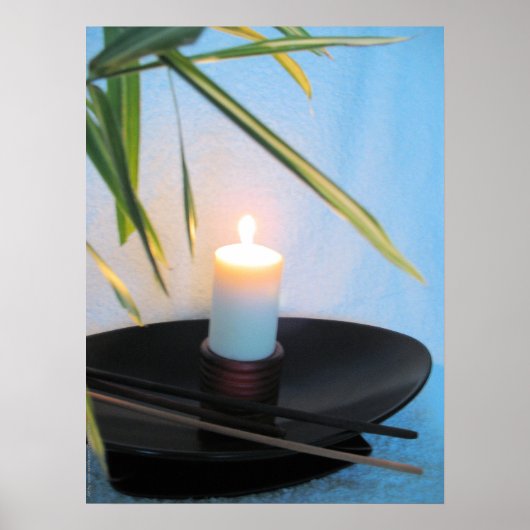 Poster Santé holistique de la guérison zen (Devant)