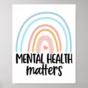 Poster Santé Maladie mentale Problèmes de santé mentale