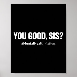 Poster Santé Mentale De Bonne Sis Conseiller Du Cerveau H