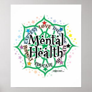 Poster Santé mentale Lotus