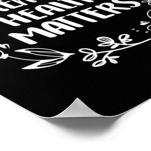 Poster Santé mentale, questions de sensibilisation Préven (Coin)