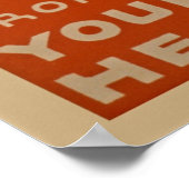 Poster santé Vintage de l'APM attendu (Coin)