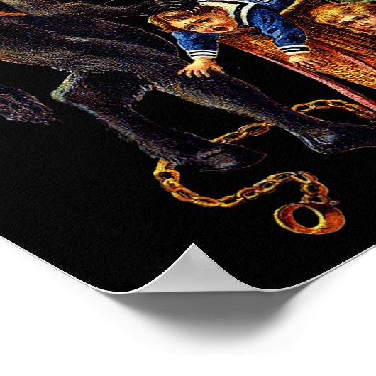 Poster Santi Claus Tees Greetings From Ss Vom Krampus  (Coin)