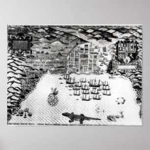 Poster Santiago, Cap-Vert, 1589 2