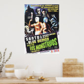 Poster Santo Blue Demon Contra Los Monstruos (Cuisine)