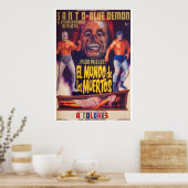 Poster Santo Blue Demon El Mundo De Los Muertos (Cuisine)