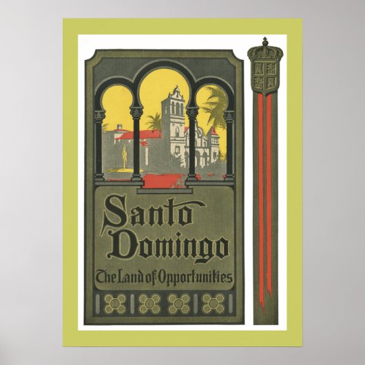 Poster Santo Domingo (tan) (Devant)