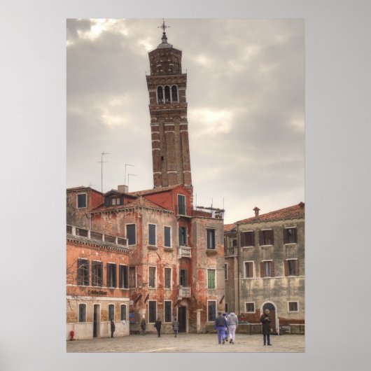 Poster Santo Stefano À Venise Italie (Devant)