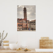 Poster Santo Stefano À Venise Italie (Cuisine)