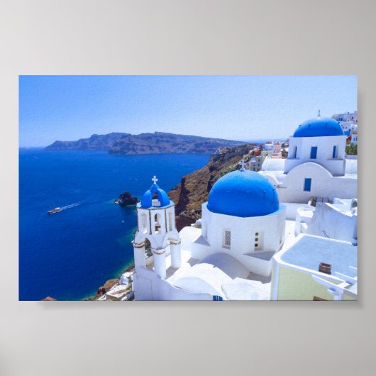 Poster Santorin (Devant)