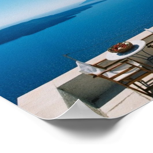 Poster Santorin (Coin)