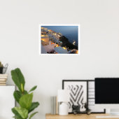 Poster Santorin (Bureau à domicile)