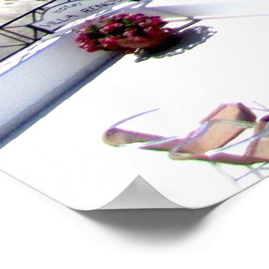 Poster Santorin (Coin)