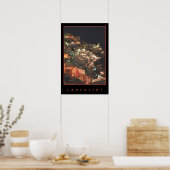 Poster Santorin de nuit (Cuisine)