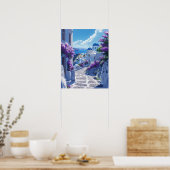 Poster Santorin en Grèce (Cuisine)