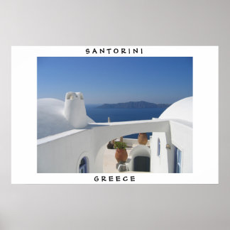 Poster Santorin, Grèce