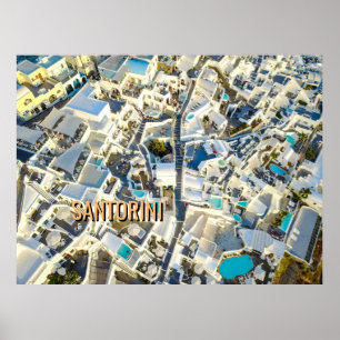 Poster Santorin - Grèce