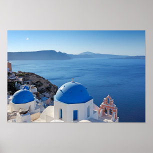 Poster Santorin, Grèce