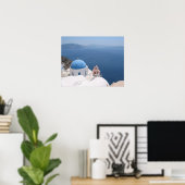 Poster Santorin Grèce (Bureau à domicile)