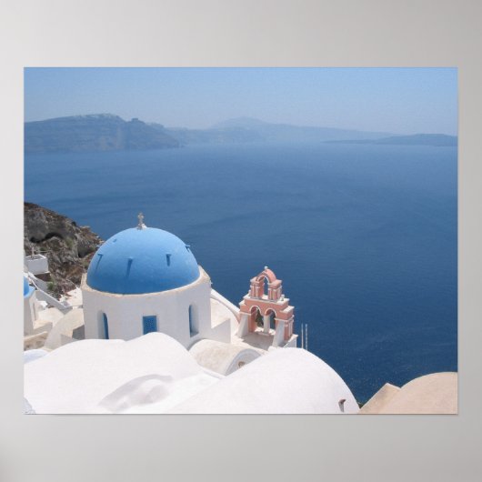Poster Santorin Grèce (Devant)