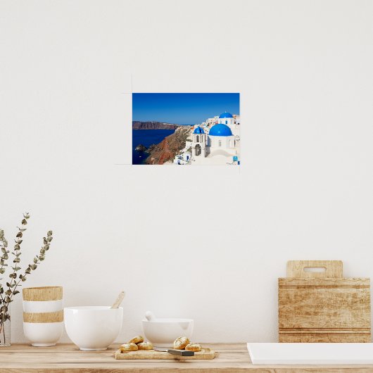 Poster Santorin, Grèce (Cuisine)