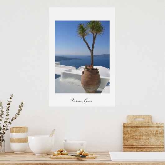 Poster Santorin, Grèce (Cuisine)