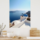 Poster Santorin Grèce (Cuisine)