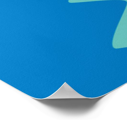 Poster Santorin Grèce (Coin)