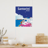 Poster Santorin Grèce (Cuisine)